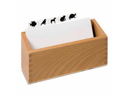 Krabička na okopírované předlohy k puzzle živočichů