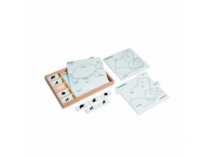 Sada aktivit k puzzle živočichů