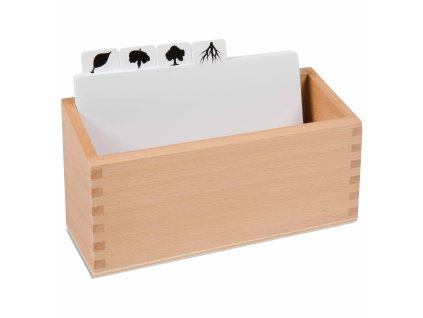 Krabička na okopírované předlohy k Botanickým puzzle