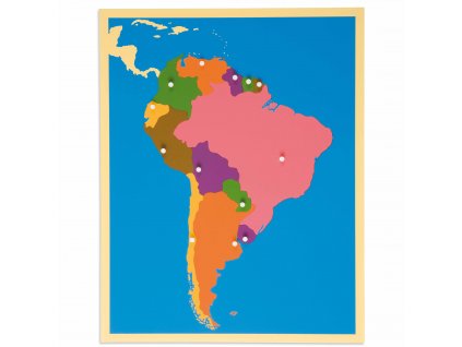 Puzzle – mapa Jižní Ameriky