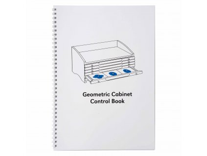 Kontrolní kniha ke Geometrické komodě, anglicky