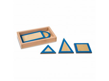 Sada průmětů ke Geometrickým tělesům, v krabičce
