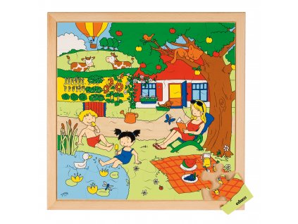 Puzzle 4 roční období - léto (36 dílků)