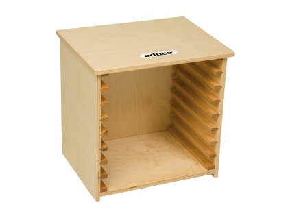 Skříňka na ukládání vývojových puzzle (prázdná)