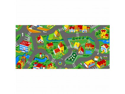 Traffic play mat, city