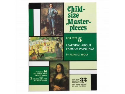 BOOK CHILD-SIZE MASTERPIECES FAMOUS PAINTINGS – LEVEL 5