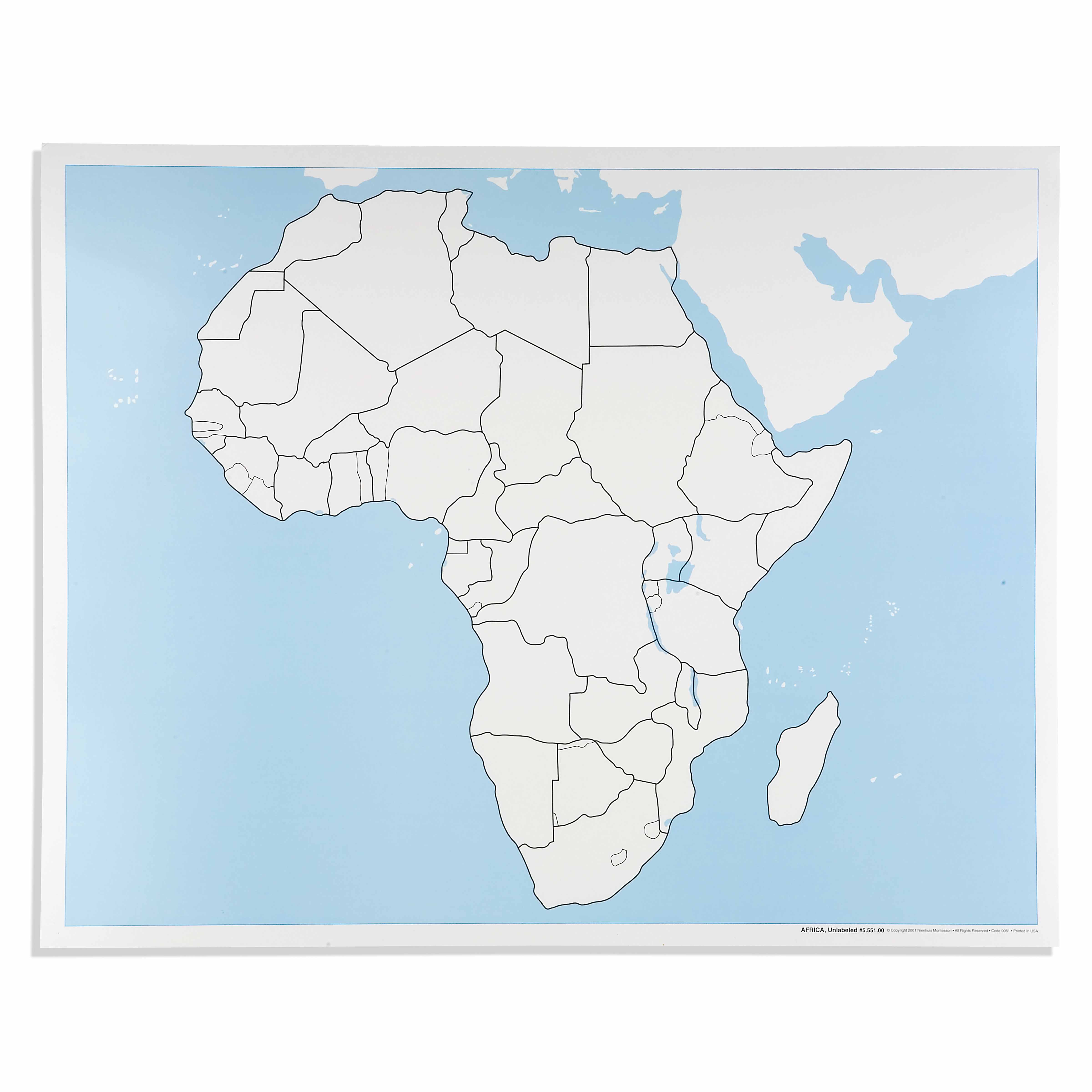 Slepa Mapa Afrika