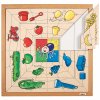 Puzzle Pavoučí síť - barvy