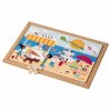 Math puzzle - addition and subtraction up to 12 l 35 wooden puzzle pieces l Educo