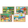 Math puzzles number sense - set of 4 l Wooden puzzles l Educo