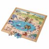 Vocabulary puzzle – savannah l Wooden puzzles l 49 puzzle pieces l Educo