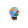 Globe Of The Continents: Colored