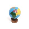 Globe Of The Continents: Colored