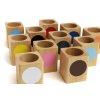 Colored Inset Pencil Holders: Set Of 11
