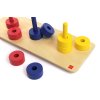 Colored Discs On Colored Dowels