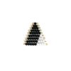 Black And White Bead Stair: 1 Set