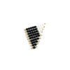 Black And White Bead Stair: 1 Set