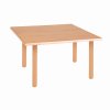 Square Table Top: Beech - 64 x 64 x 2 cm.