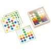Mosaic tray with coloured balls