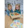Mosaic table with coloured balls