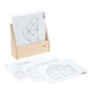 Large wooden building blocks - activity cards (30)