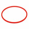 Obruč Hula Hoop - červená, bambus (45 cm)