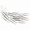 Paperclips nickel 33 mm box 100 pieces