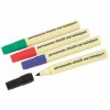 Permanent marker chisel tip black