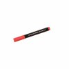 Permanent marker round tip red