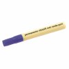Permanent marker round tip blue