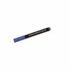 Permanent marker round tip blue
