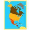 Puzzle – mapa Severní Ameriky