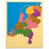 Puzzle – mapa Nizozemí