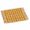Zlatý perlový materiál – stovka – umělé perličky volné