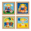 Puzzle set girls - set of 4