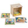 Puzzle set girls - set of 4