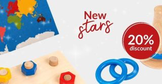 20% sleva na montessori novinky
