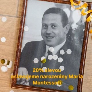 Až do 31.3. - kdy se narodil Mario Montessori - s námi můžete oslavit jeho narozeniny skvělou slevou 2️⃣0️⃣ % na...