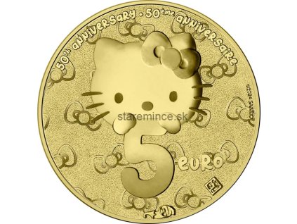 5 EURO 2024 Proof Hello Kitty