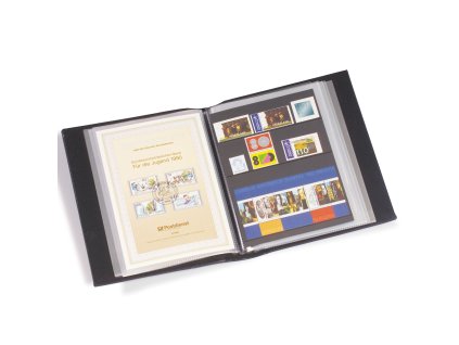 first day sheet album incl 50 transparent sleeves blue