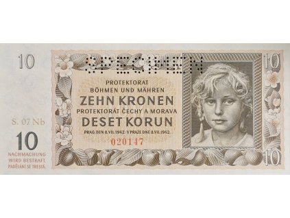 10 korún 1942 07Nb