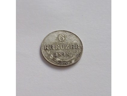 6 grajciar 1848 C