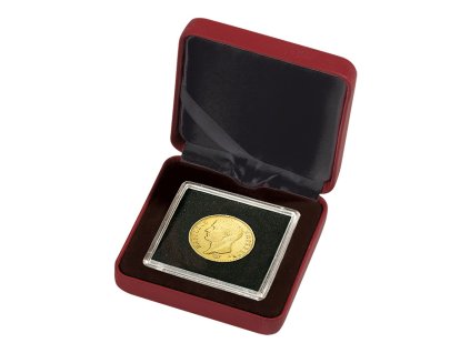nobile coin case for one quadrum capsule red