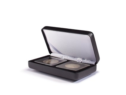 nobile coin case for 2 quadrum capsules black