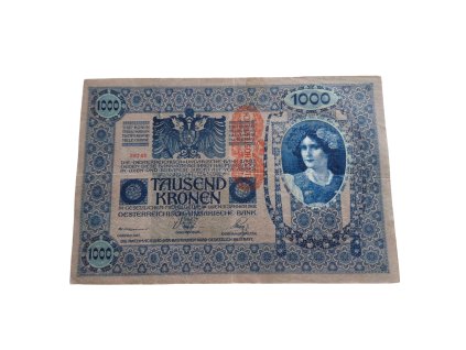 1000 Kronen 1902 pretlač DO