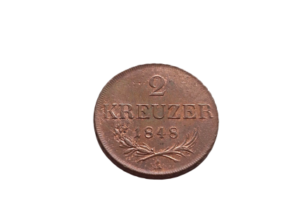 2 grajciar 1848