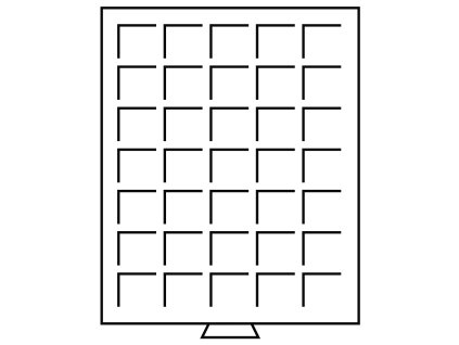 Minc. boxy MB 35x35mm - 35 mincí