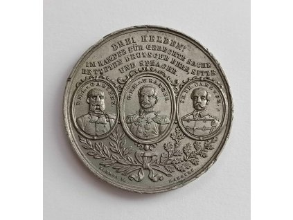 Cínová medaila 1864