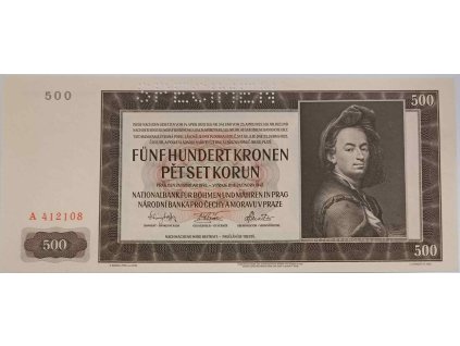 500 korún 1942 A