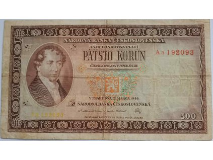 500 Kčs 1946 Aa